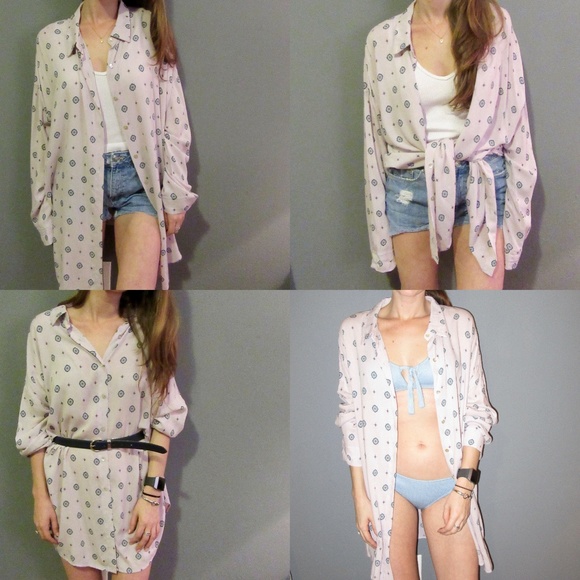 FREE PEOPLE//SHIRT UP TOP - Picture 3 of 8